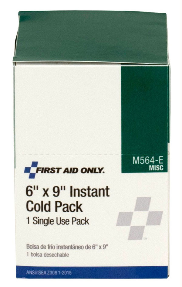 First Aid Only 6 Inch x 9 Inch Instant Cold Pack, Large, 1 Per Box from GME Supply