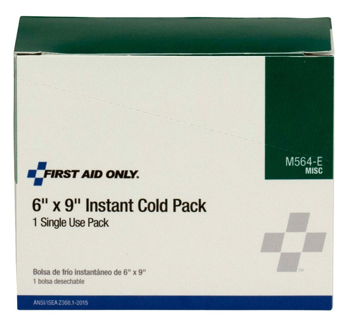 First Aid Only 6 Inch x 9 Inch Instant Cold Pack, Large, 1 Per Box from GME Supply