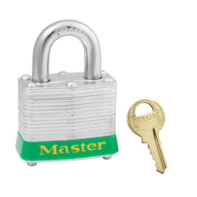Master Lock 3 Green from GME Supply
