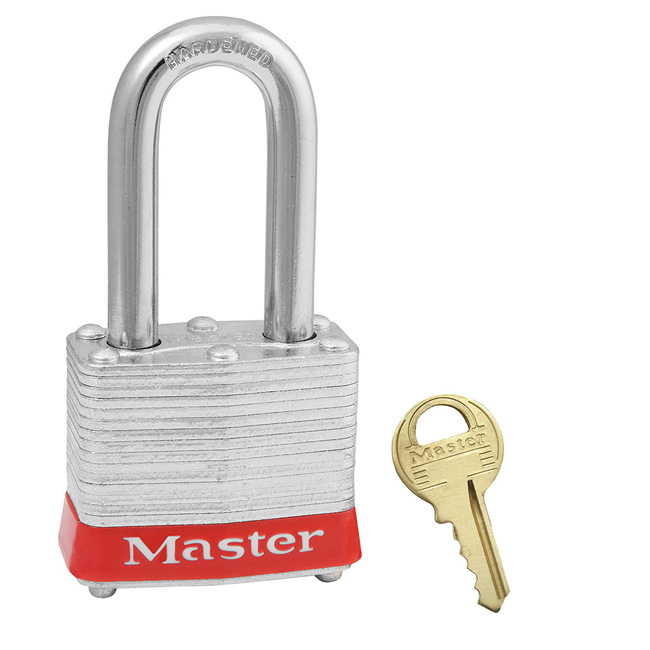 Master Lock Red Laminated Steel Safety Padlock (3KALFRED) from GME Supply