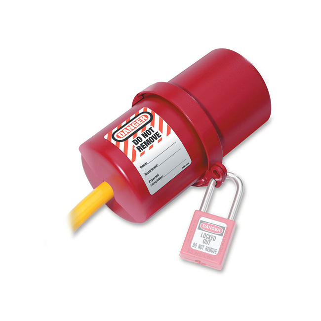 Master Lock Rotating Large Electrical Plug Lockout for 220 to 550 Volt Plugs from GME Supply