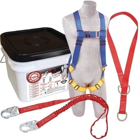 Protecta 2199810 Compliance In a Can Light Roofers Fall Protection Kit with Tie-Off Adapter from GME Supply
