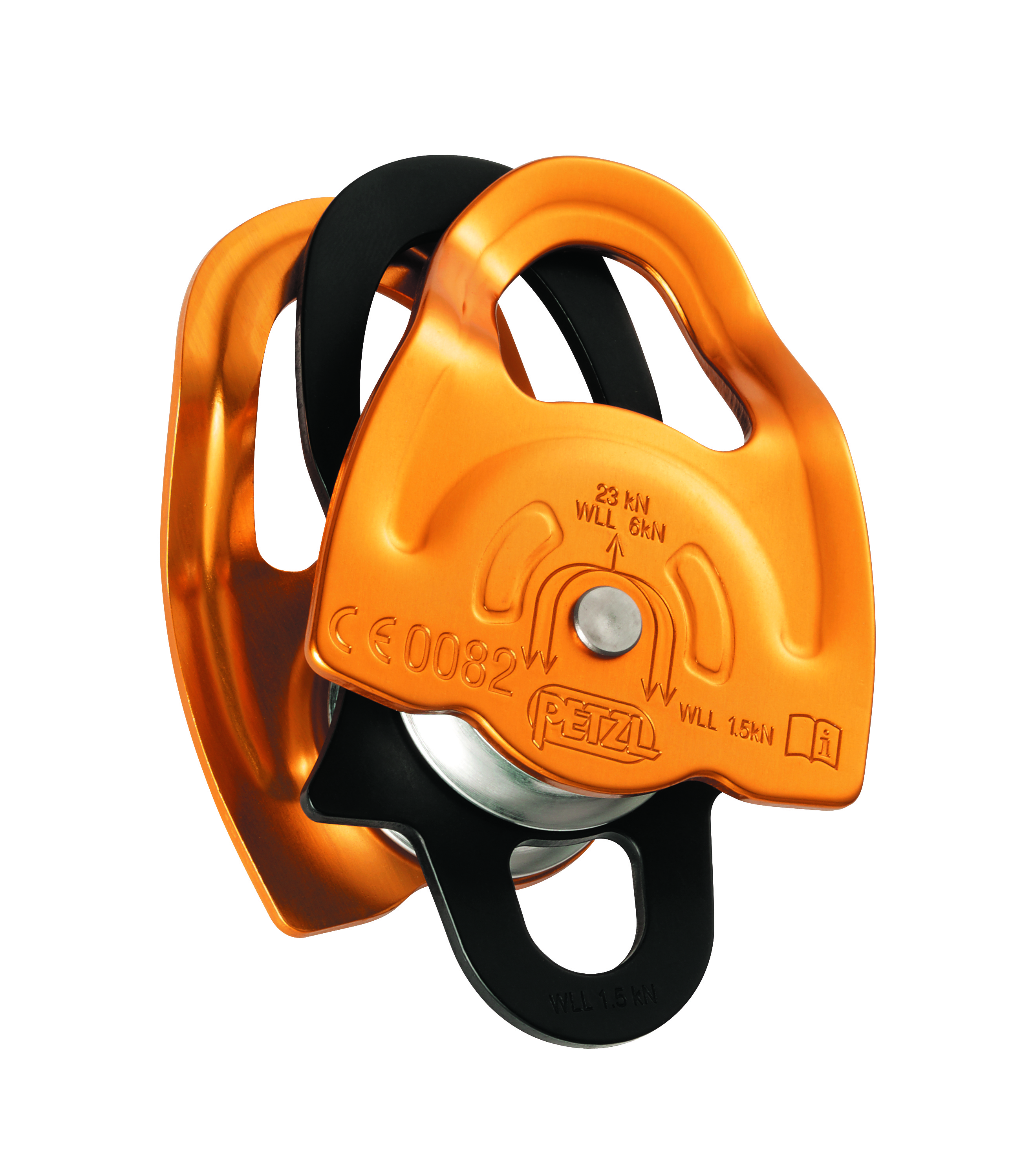 P66A Petzl Gemini Swing-Side Pulley from GME Supply