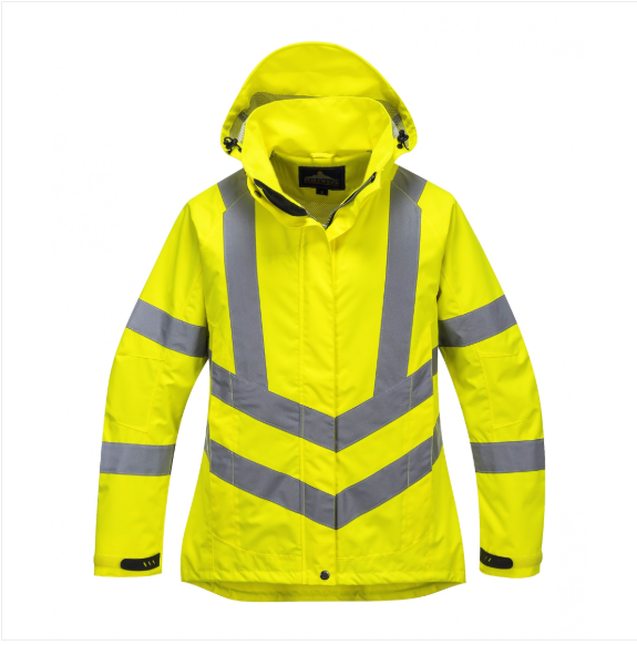 Portwest Ladies Hi-Vis Mesh Lined Breathable Jacket - Yellow from GME Supply