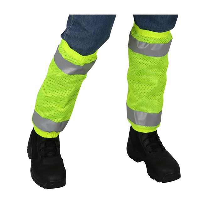 PIP High-Vis Leg Gaiters - Fluorescent Yellow from GME Supply