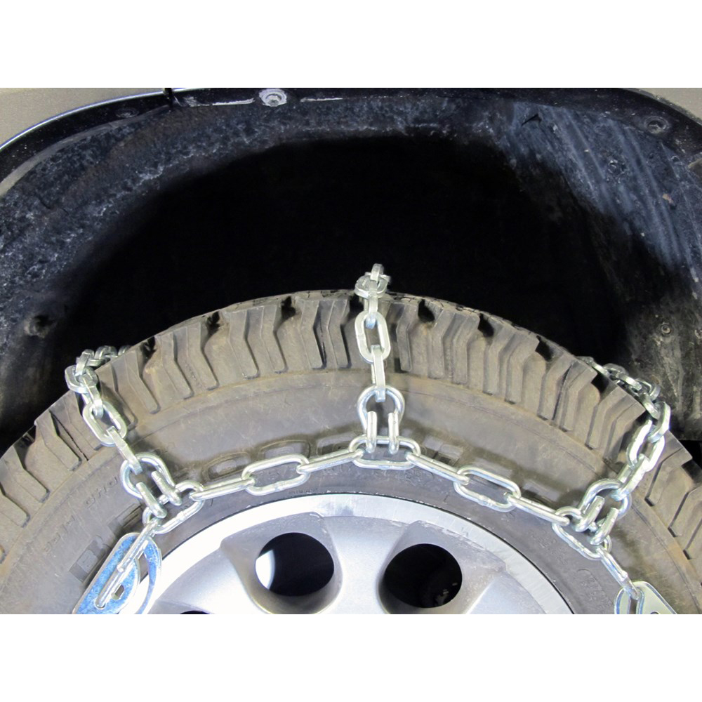 US Cargo Control Snow Tire Chains with Cam Tighteners for Wide-Base Tires from GME Supply