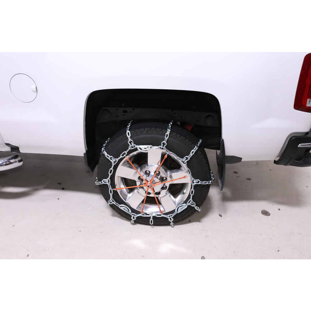 US Cargo Control Snow Tire Chains with Cam Tighteners for Wide-Base Tires from GME Supply