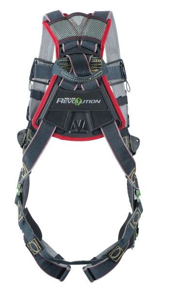 Miller Revolution Arc-Rated Harness with Rescue Loops Back from GME Supply