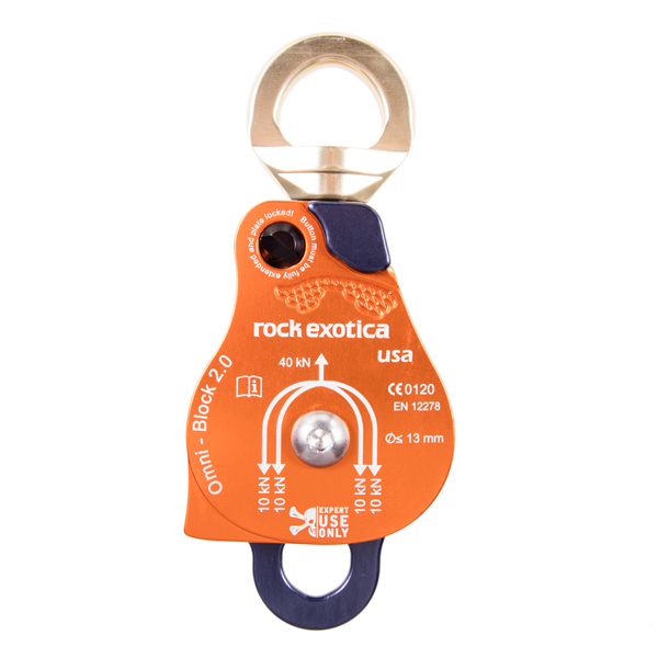 Rock Exotica P53D Omni-Block Double Swivel Pulley from GME Supply