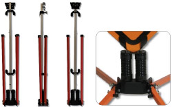 Bone Safety Dual Coil Spring Sign Stand from GME Supply
