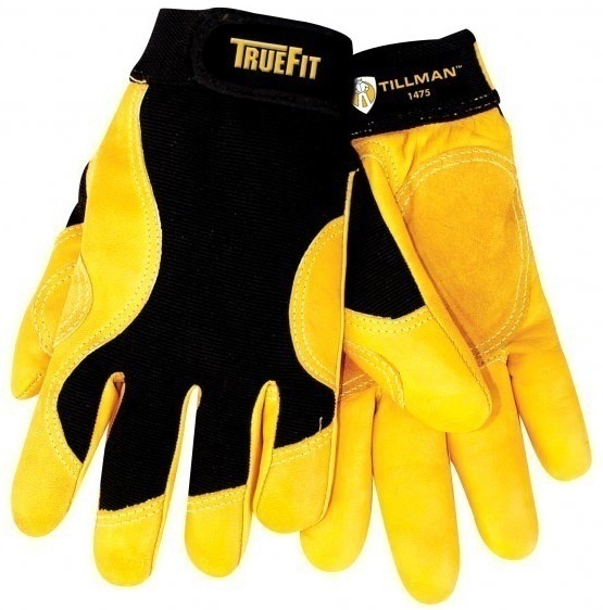 Tillman 1475 TrueFit Gold Cowhide Gloves from GME Supply
