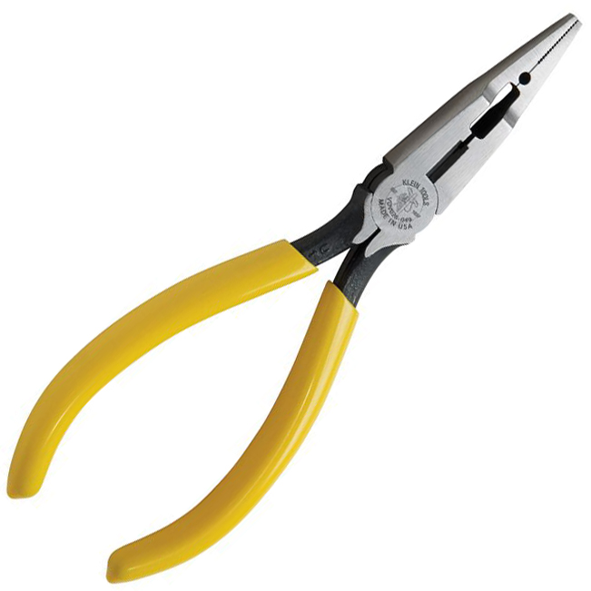 Klein Tools VDV026-049 Scotchlok Connector Crimping Needle Nose Pliers from GME Supply