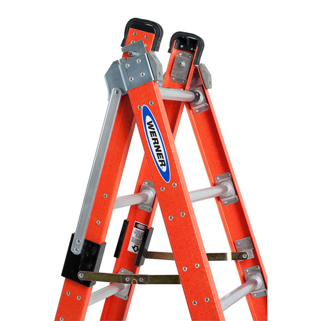 Werner Fiberglass Type IAA Combination Ladder from GME Supply