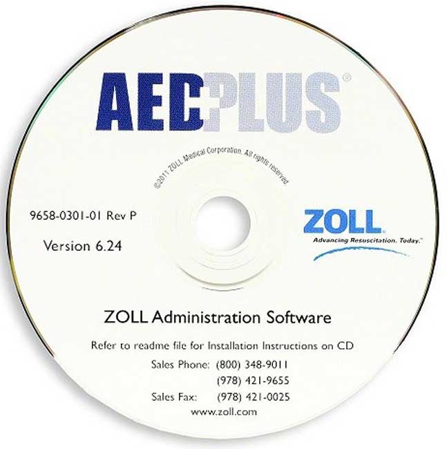 Zoll Administration Software, CD-ROM from GME Supply