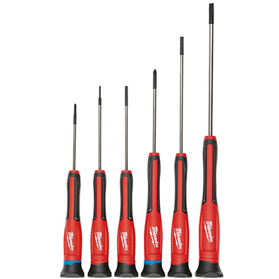 Milwaukee Electric Tool Precision Screwdriver Set (6-piece) from GME Supply